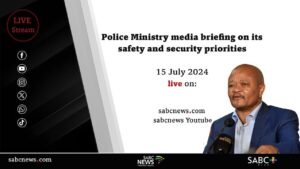 South African Police Ministry held a media briefing