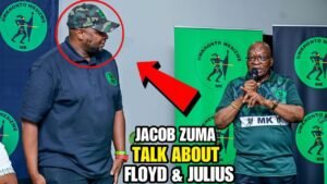 Jacob Zuma Welcomes Floyd Shivambu, Officially Presents Him as MK Member